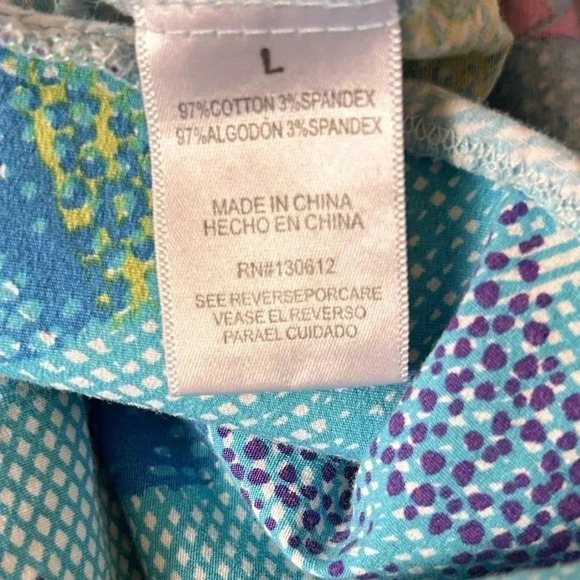 Flex Scrub Top Breast Cancer Awareness Stretchy W/Side Seam Pockets Size Large - Picture 9 of 9